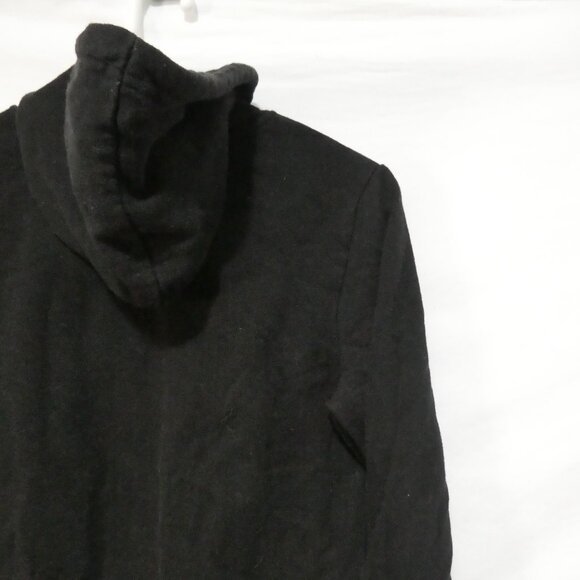 DIVIDED - H&M Basic | medium | Black Zip-Up Hooded Sweatshirt - Picture 12 of 15